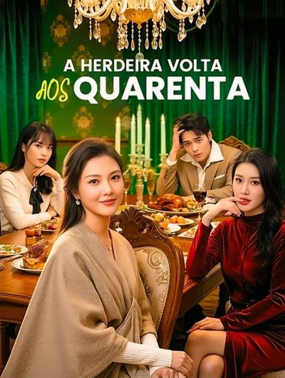 Capa da minisserie A Herdeira Volta aos Quarenta