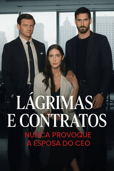 Capa da minisserie Lágrimas e Contratos Nunca Provoque a Esposa do Ceo
