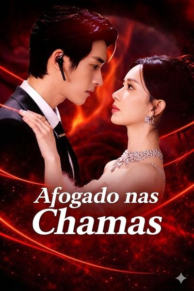 Capa da minisserie Afogado nas Chamas/