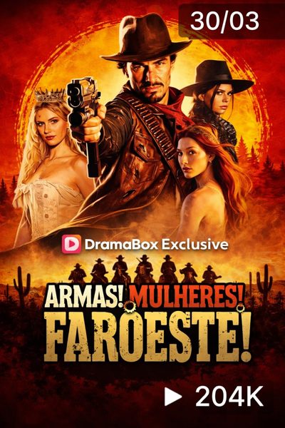 Capa da minisserie Armas! Mulheres! Faroeste!
