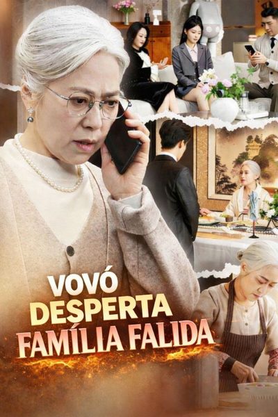 Capa da minisserie Vovó Desperta Família Falida