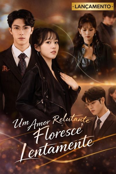Capa da minisserie Um Amor Relutante Floresce Lentamente