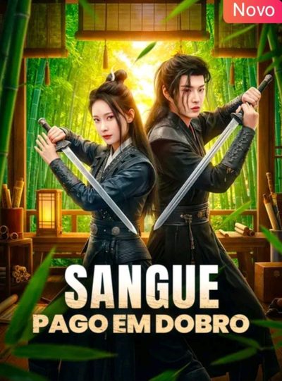 Capa da minisserie Sangue Pago em Dobro