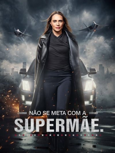Capa da minisserie No Te Metas Con La Súpermamá - Não Se Meta com a Supermãe