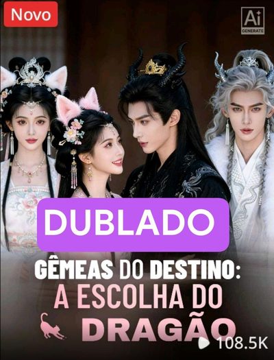 Capa da minisserie Gêmeas do Destino: a Escolha do Dragão