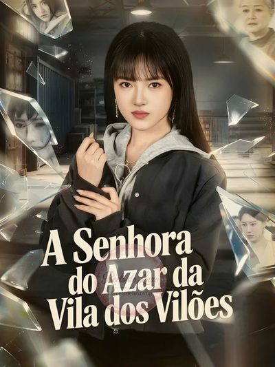 Capa da minisserie A Senhora do Azar da Vila dos Vilões