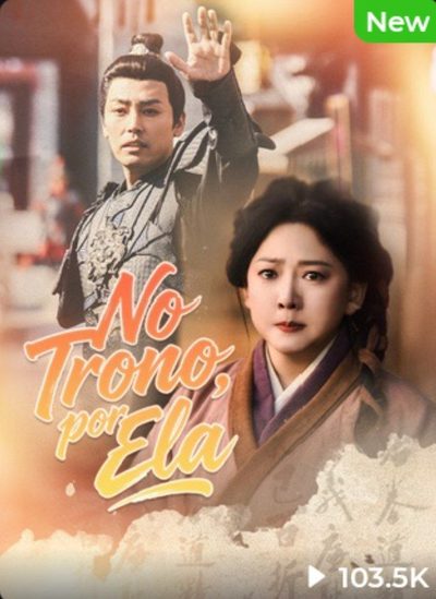 Capa da minisserie No Trono por Ela