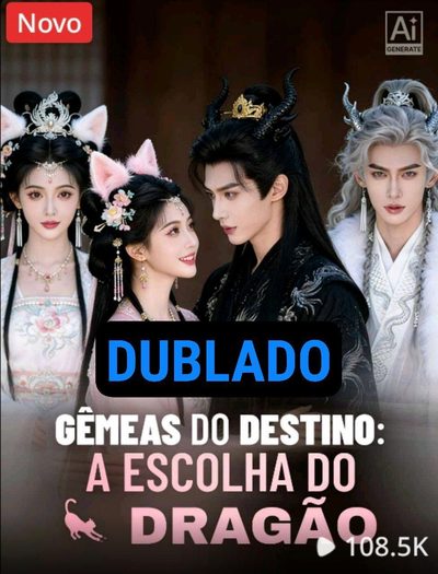 Capa da minisserie Gêmeas do Destino: a Escolha
