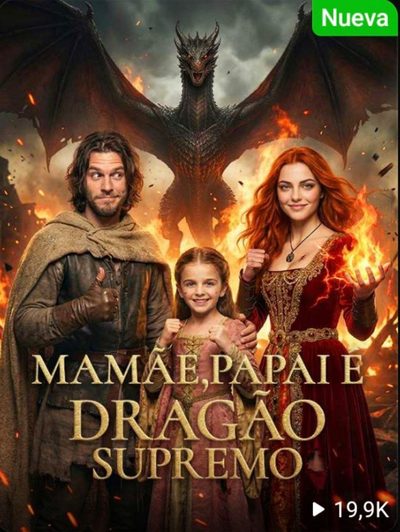 Capa da minisserie Mamãe, Papai É Dragão Supremo