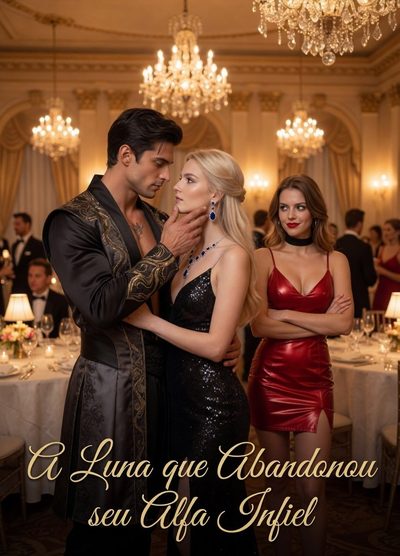 Capa da minisserie A Luna que Abandonou Seu Alfa Infiel Feito por Ia
