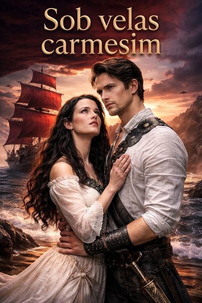 Capa da minisserie Sob Velas Carmesim