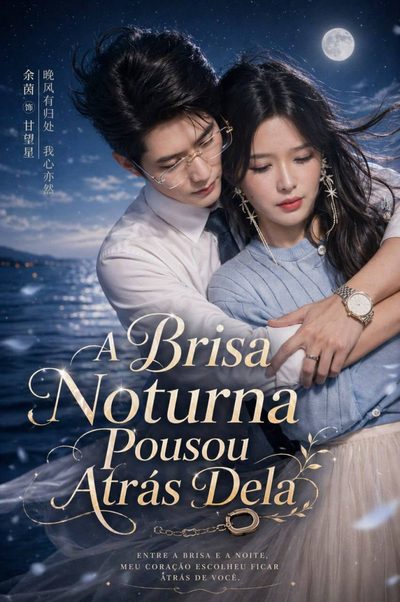 Capa da minisserie A Brisa Noturna Pousou Atrás Dela