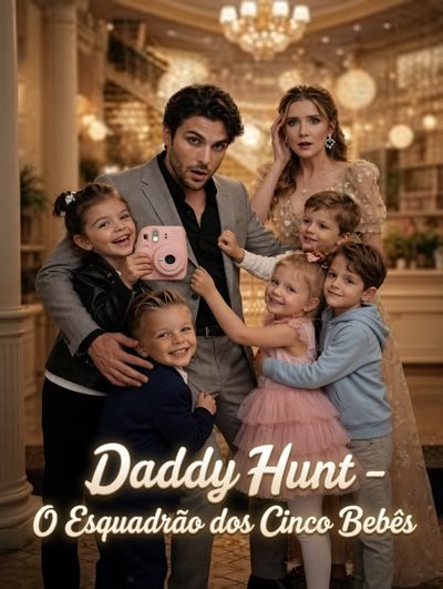 Capa da minisserie Daddy Hunt- the Five-baby Squad - Daddy Hunt - o Esquadrão dos Cinco Bebês (feiuto por Ia)