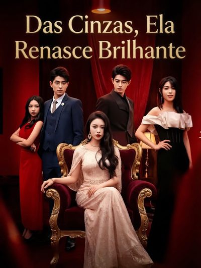 Capa da minisserie Das Cinzas Ela Renasce Brilhante