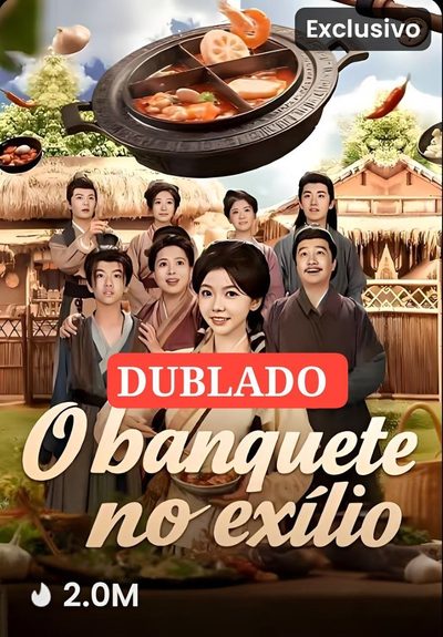 Capa da minisserie O Banquete no Exílio (dublado em Português)