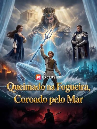 Capa da minisserie Queimado na Fogueira Coroado