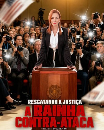 Capa da minisserie Resgatando a Justiça a Rainha Contra Ataca