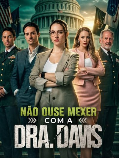Capa da minisserie Não Ouse Mexer com a Dra. Davis