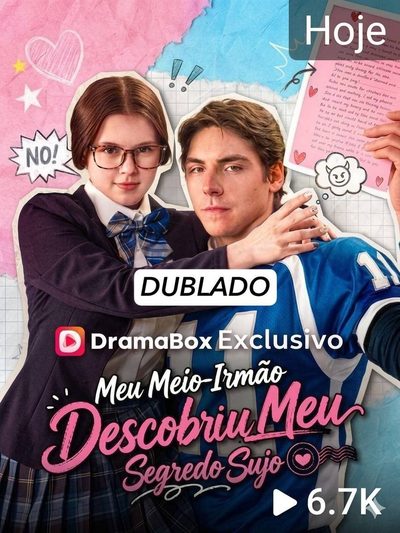 Capa da minisserie Meu Meio Irmão Descobriu Meu Segredo Sujo