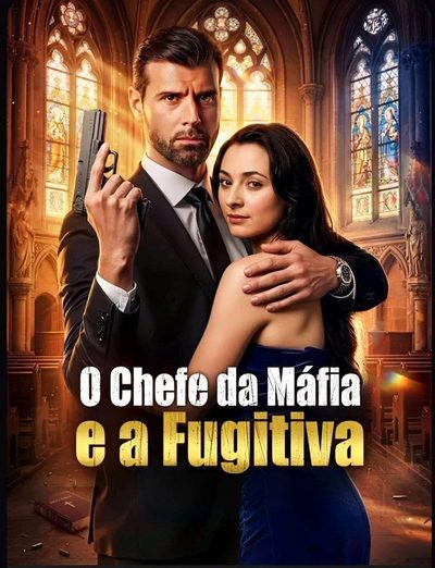 Capa da minisserie O Chefe da Máfia e a Fugitiva