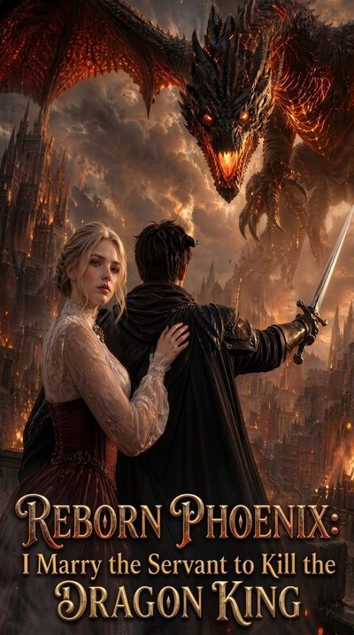 Capa da minisserie Fênix Renascida Eu Me Caso com o Servo para Matar o Rei Dragão