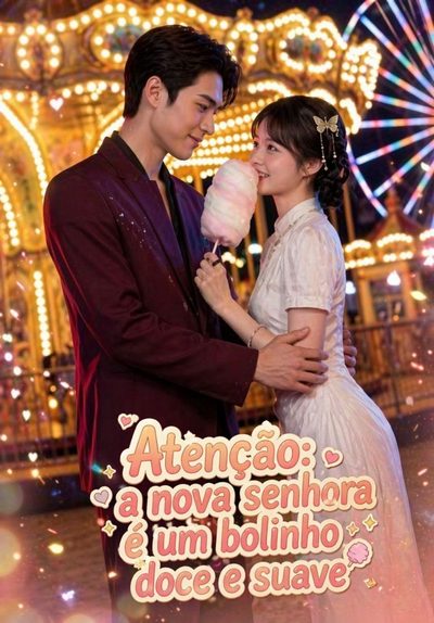Capa da minisserie Atenção: a Nova Senhora É Um Bolinho Doce e Suave