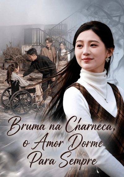Capa da minisserie Bruma na Charneca, o Amor Dorme para Sempre
