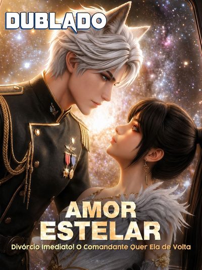 Capa da minisserie Amor Estelar Divórcio Imediato! o Comandante Quer Ela de Volta