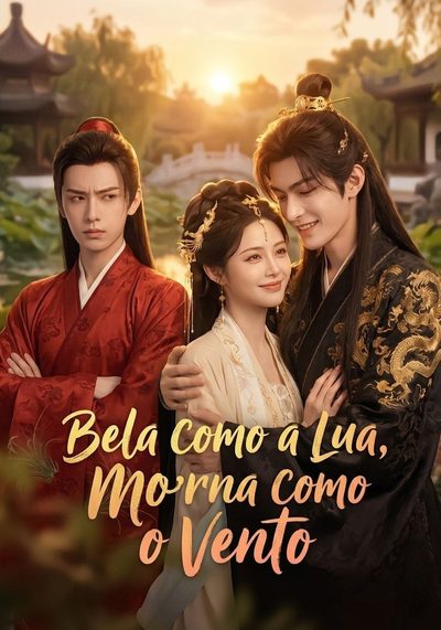 Capa da minisserie Bela Como a Lua, Morna Como o Vento