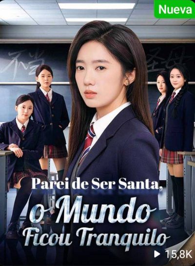 Capa da minisserie Parei de Ser Santa, o Mundo