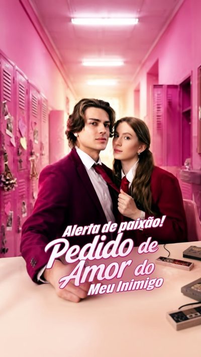 Capa da minisserie Alerta de Paixão! Pedido de Amor do Meu Inimigo