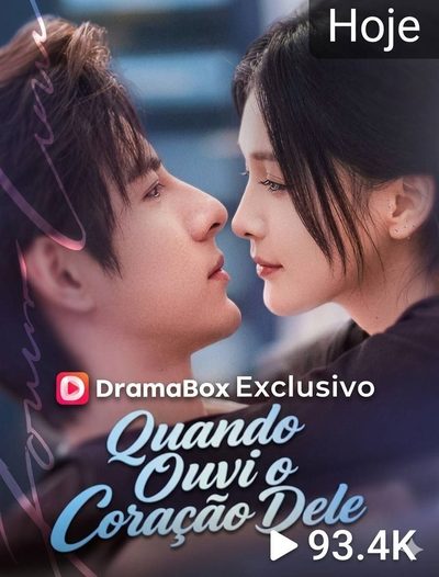 Capa da minisserie Quando Ouvi o Coração Dele