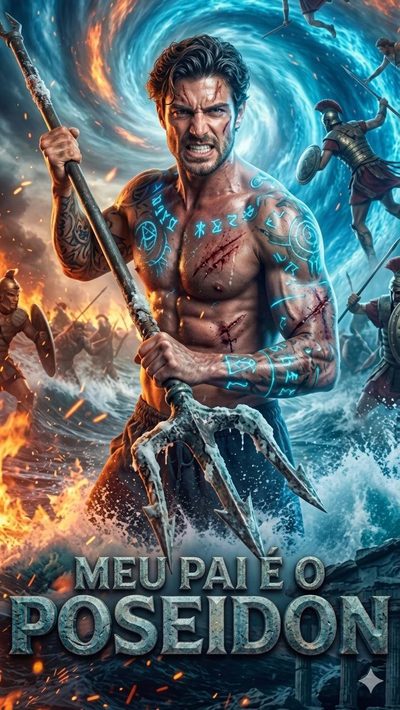 Capa da minisserie Meu Pai É o Poseidon