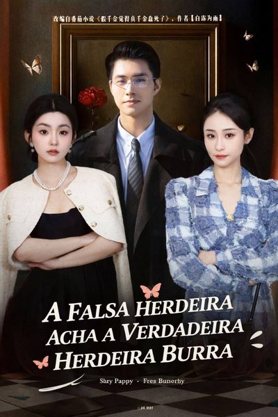 Capa da minisserie A Falsa Herdeira Acha a Verdadeira Herdeira Burra
