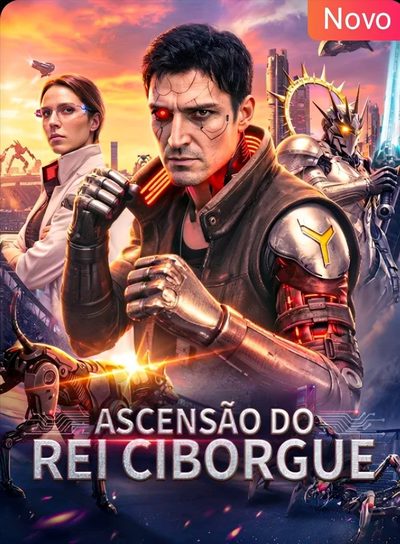 Capa da minisserie Ascensão do Rei Ciborgue