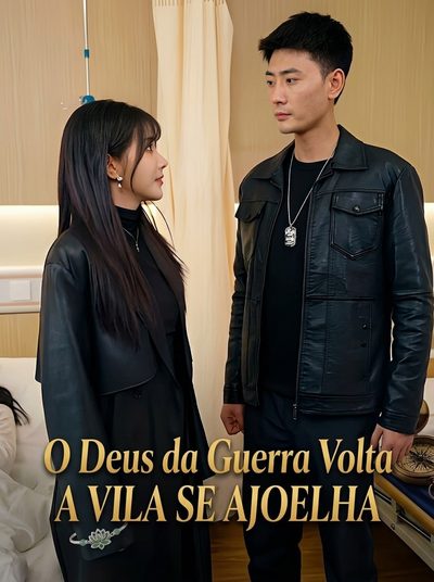 Capa da minisserie O Deus da Guerra Volta, a Vila Se Ajoelha