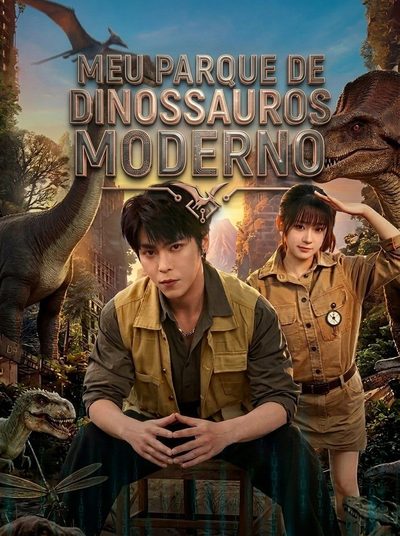 Capa da minisserie Meu Parque de Dinossauros Moderno