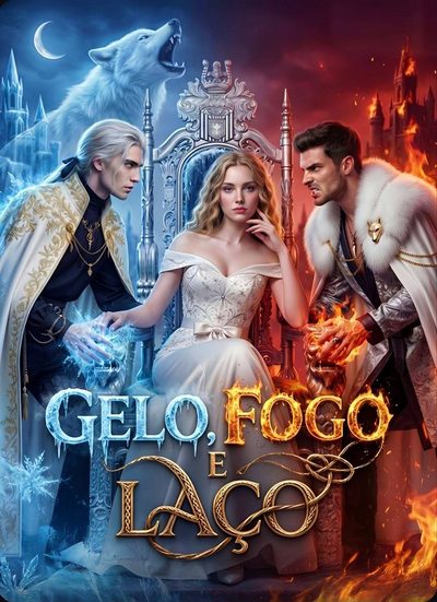 Capa da minisserie Gelo Fogo e Laço
