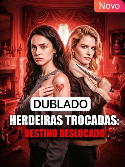 Capa da minisserie Herdeiras Trocadas: Destino Deslocado