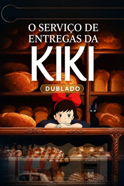 Capa da minisserie O Serviço de Entregas da Kiki ✨🐈‍⬛