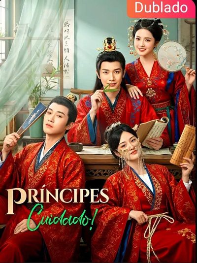 Capa da minisserie Príncipes Cuidado!