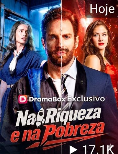 Capa da minisserie Na Riqueza e na Pobreza