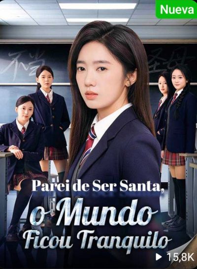 Capa da minisserie Parei de Ser Santa, o Mundo Ficou Tranquilo