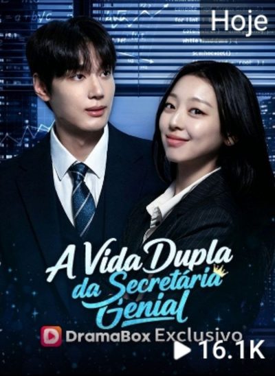 Capa da minisserie A Vida Dupla da Secretária Genial