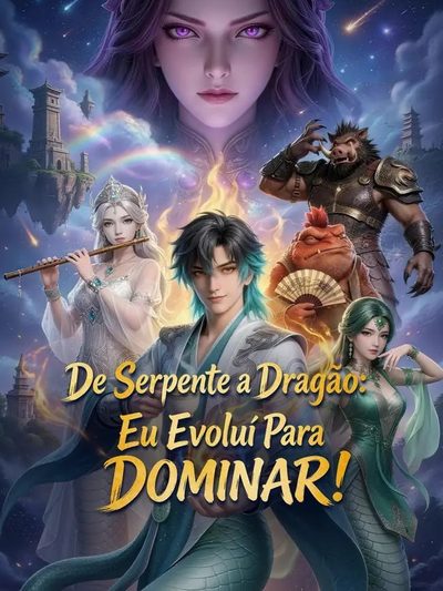 Capa da minisserie De Serpente a Dragão: Eu Evoluí para Dominar!