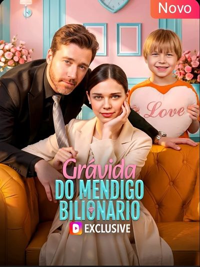 Capa da minisserie Grávida do Mendigo Bilionário