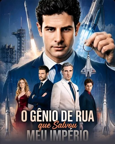 Capa da minisserie O Gênio de Rua que Salvou o Império