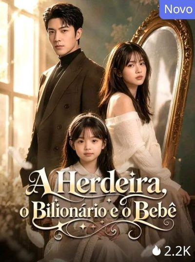 Capa da minisserie A Herdeira, o Bilionário e