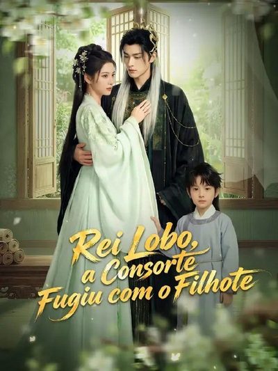 Capa da minisserie Rei Lobo, a Consorte Fugiu com