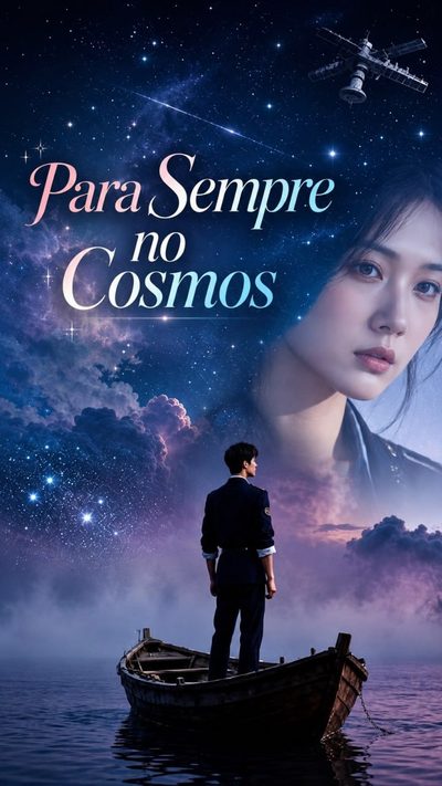 Capa da minisserie Para Sempre no Cosmos